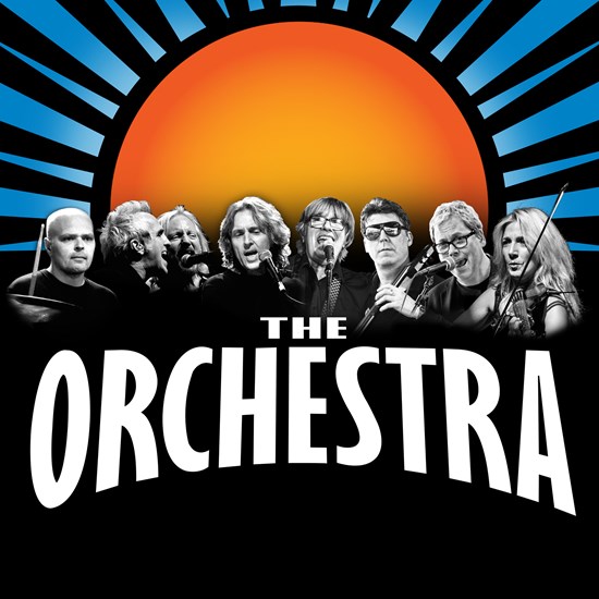 Affischbild för konserten "The Orchestra". 