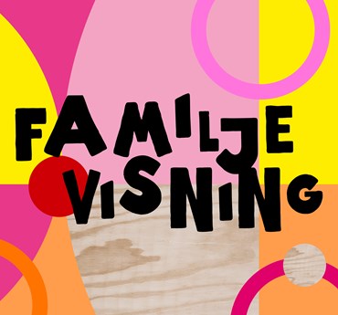 Dekorativ affischbild för familjevisning under Kulturlov.