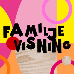 Dekorativ affischbild för familjevisning under Kulturlov.