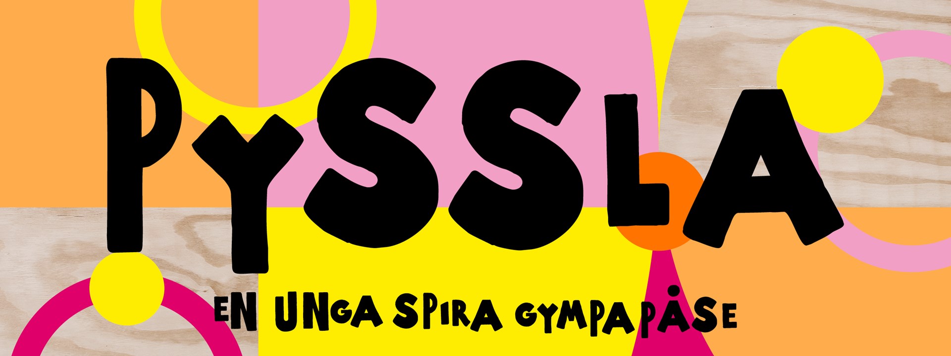 Dekorativ affischbild för pyssel på Kulturlov.