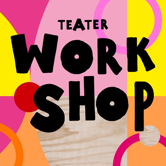 Dekorativ affischbild för teaterworkshop under Kulturlov.