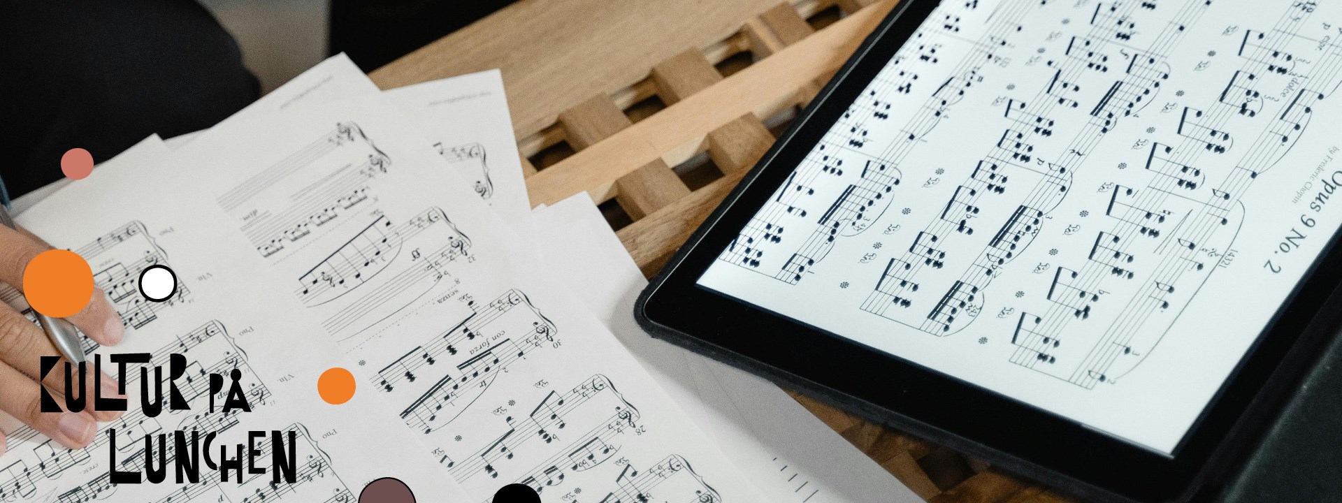 Affischbild för lunchkonserten "Morgondagens stjärnor" 8 maj kl. 12.00 på Kulturhuset Spira.