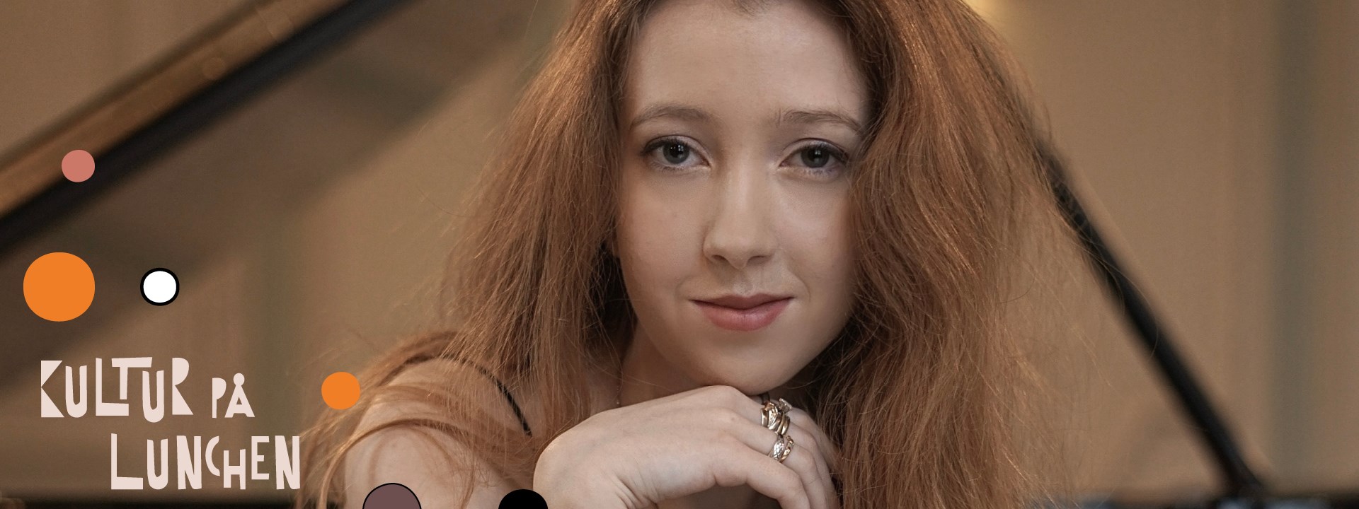 Affischbild för lunchkonserten "Schumanns pianokvintett" 22 maj kl. 12.00 på Kulturhuset Spira.