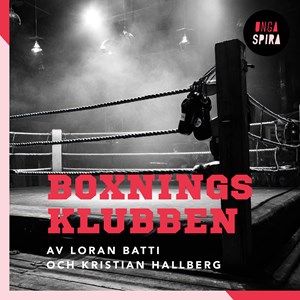 En boxningsring där det hänger ett par boxningshandskar.